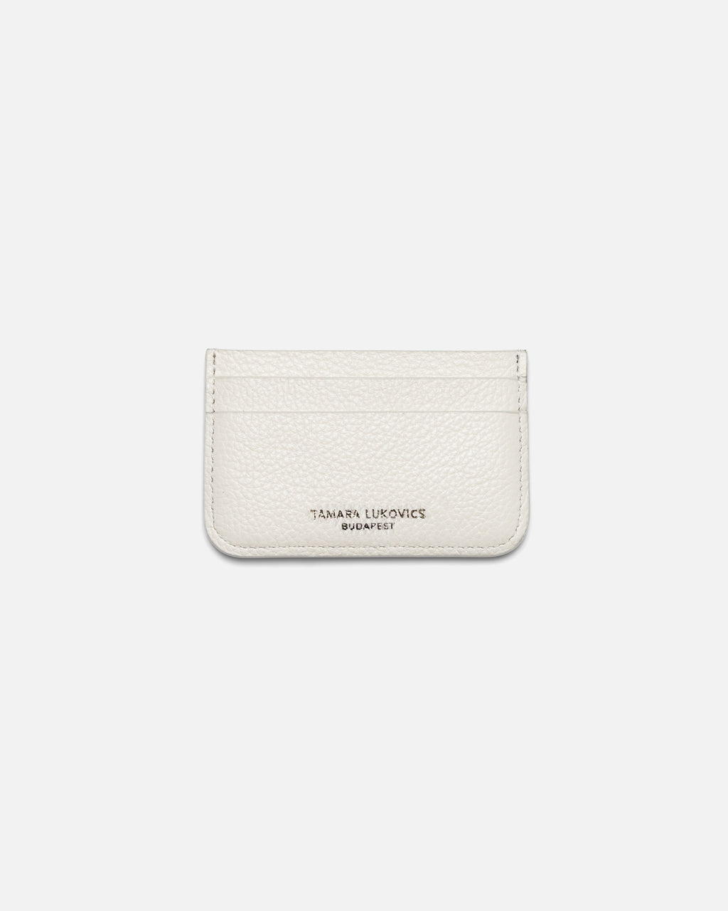 SIGNATURE CARD HOLDER WHITE/GOLD