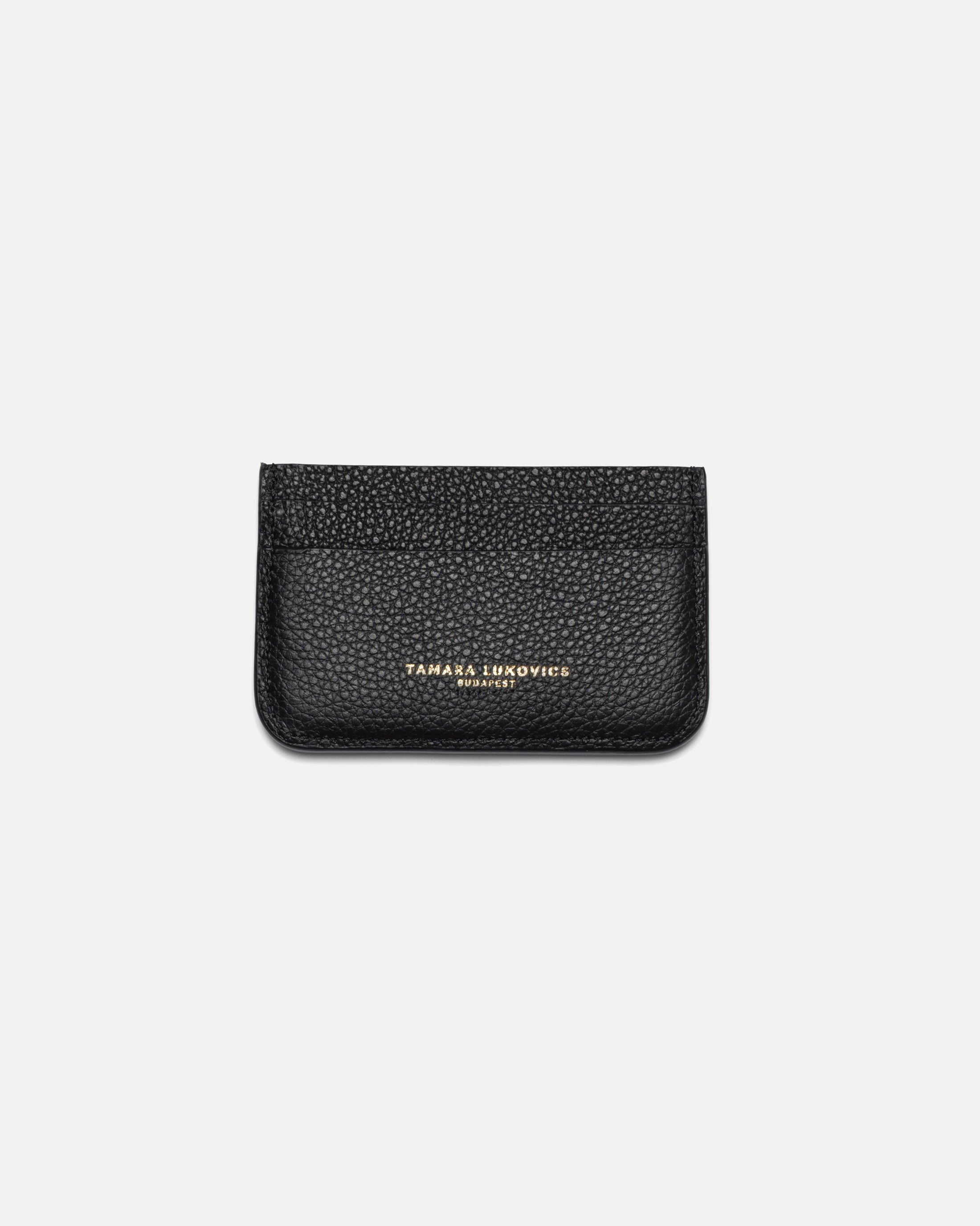 SIGNATURE CARD HOLDER BLACK/GOLD