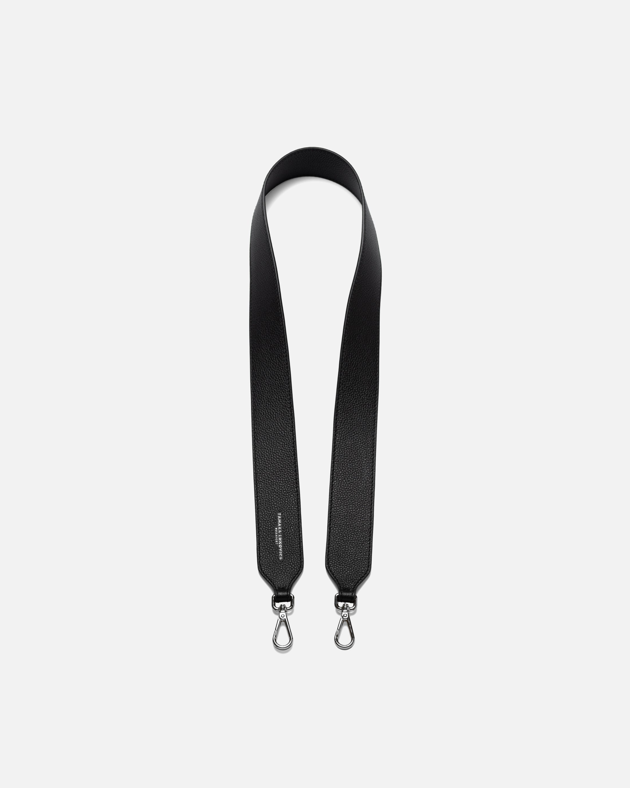 WIDE SHOULDER STRAP BLACK/SILVER