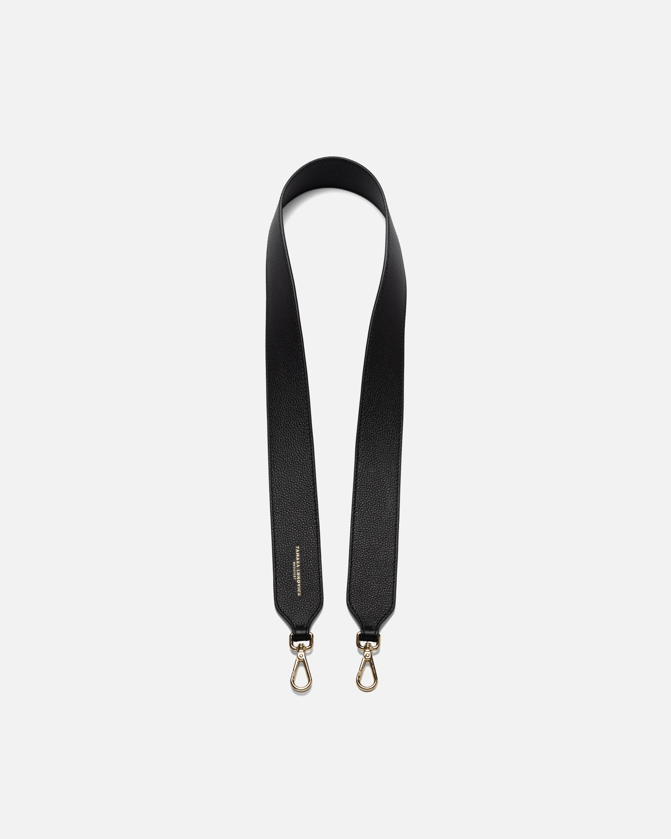 WIDE SHOULDER STRAP BLACK/GOLD