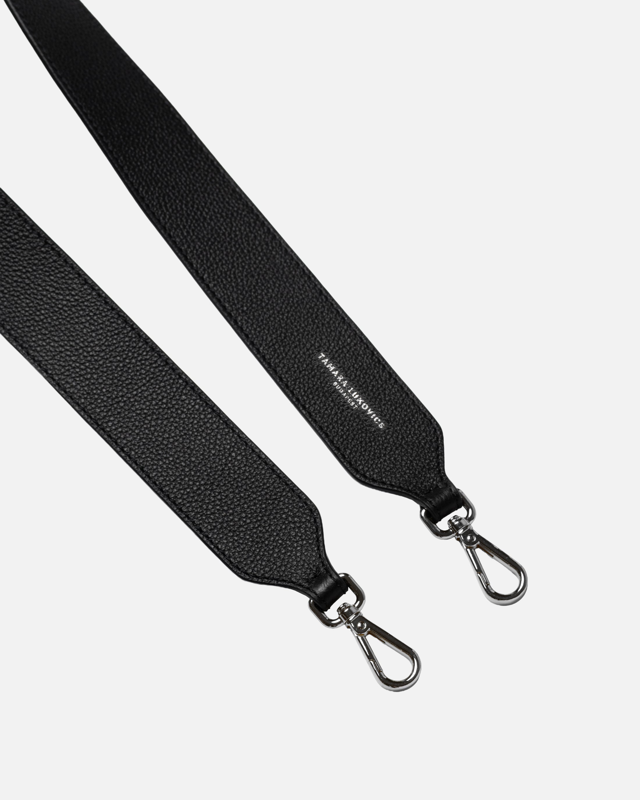WIDE SHOULDER STRAP BLACK/SILVER