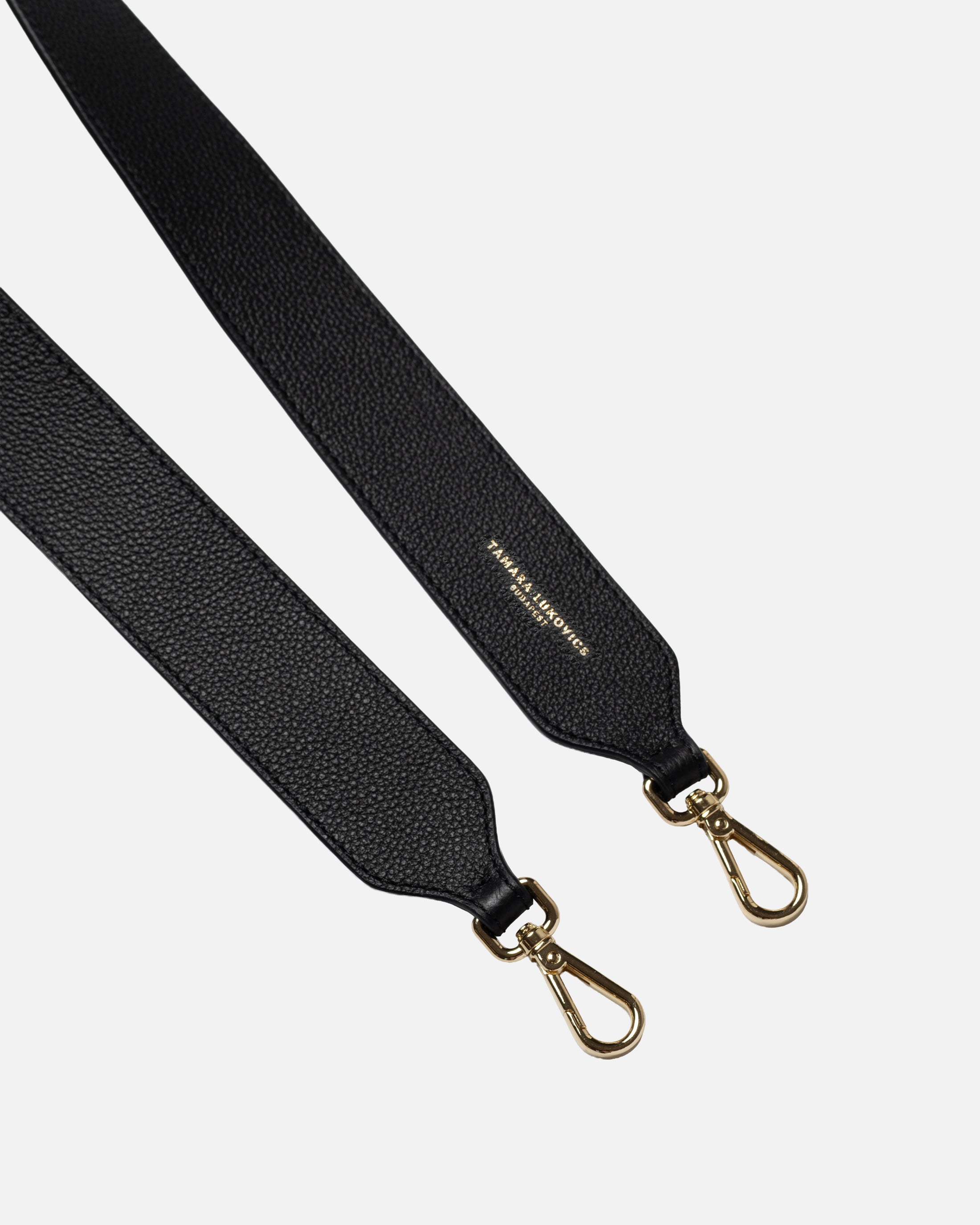 WIDE SHOULDER STRAP BLACK/GOLD