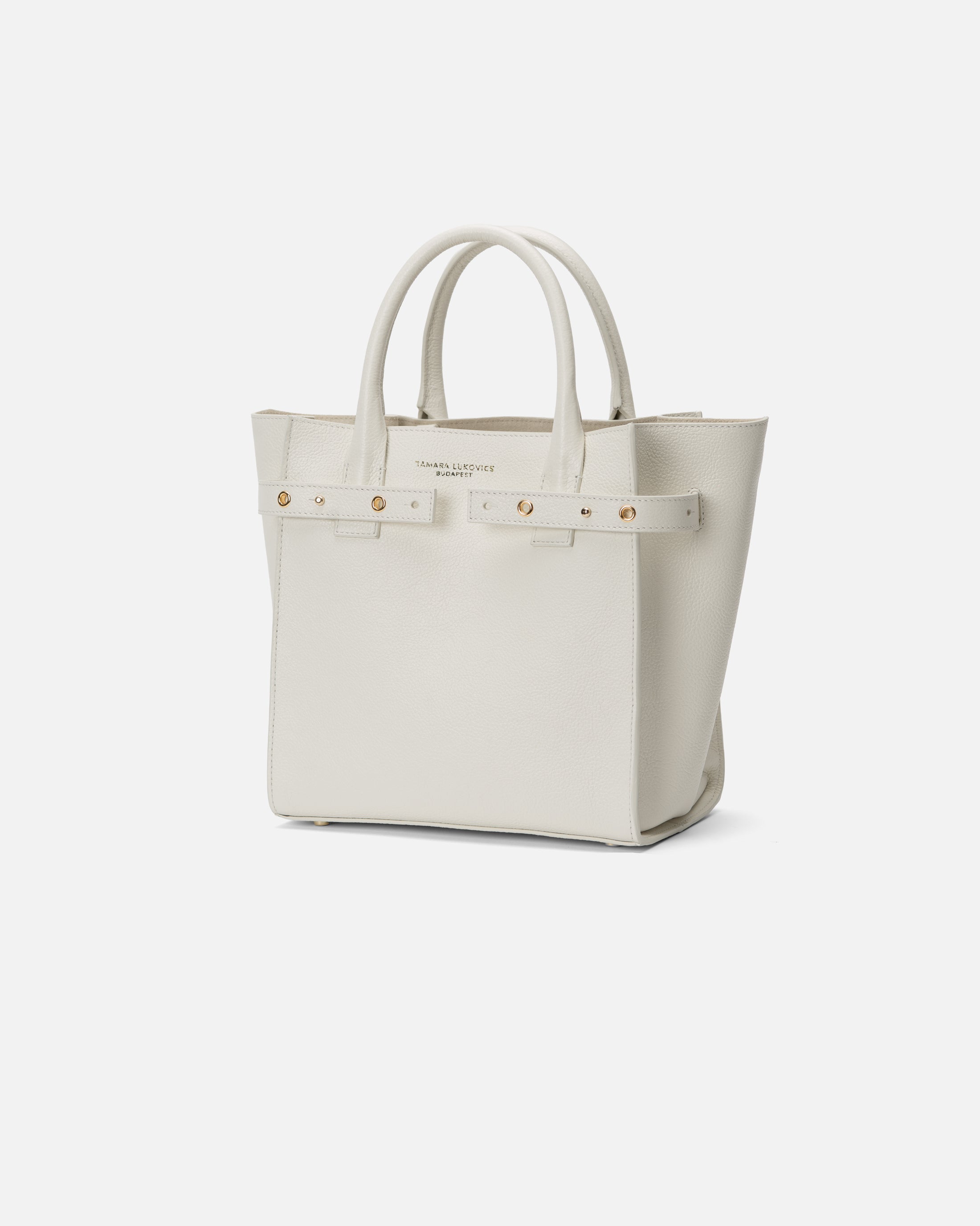 BROOKLYN MIDI WHITE/GOLD