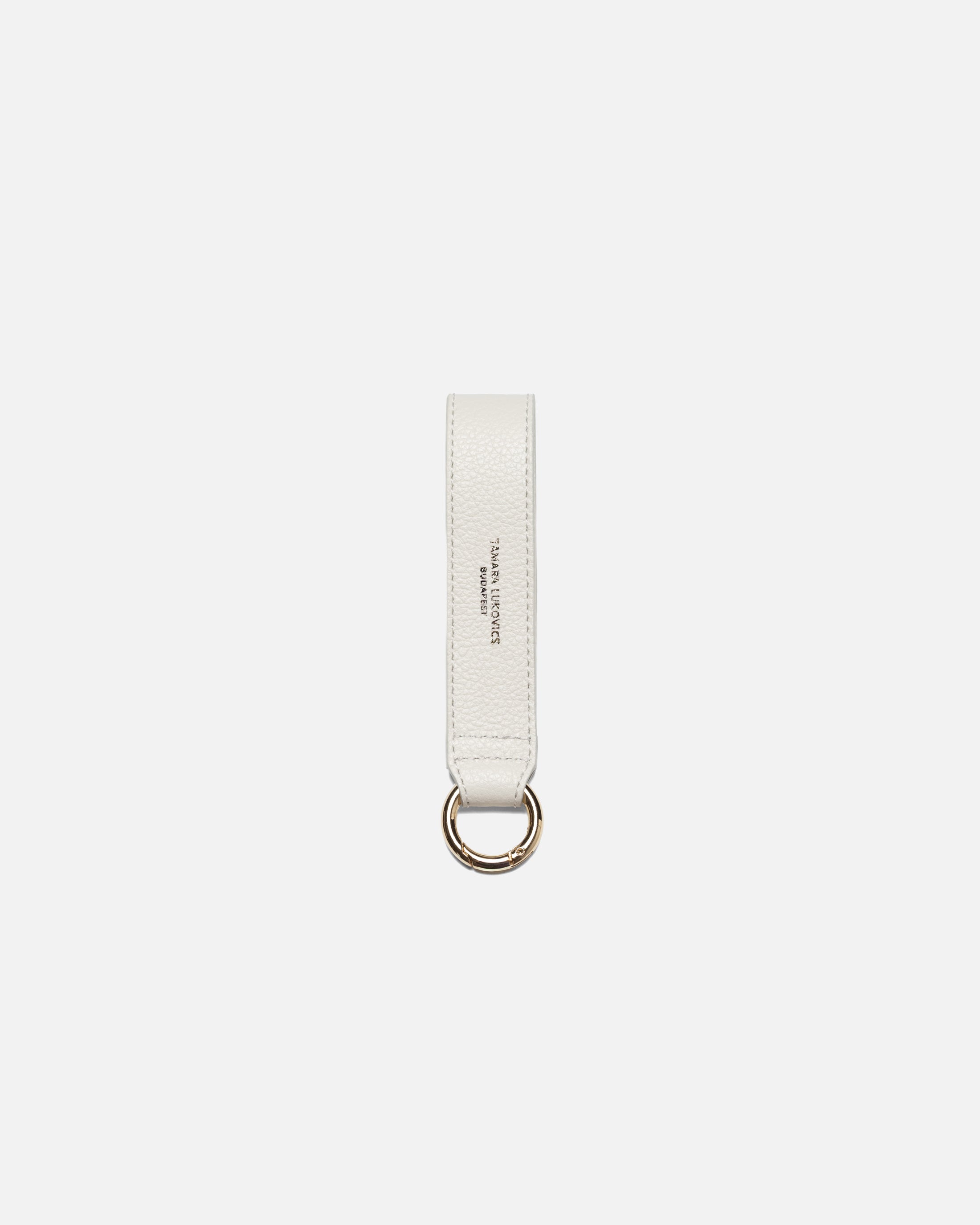 SIGNATURE KEYCHAIN WHITE/GOLD