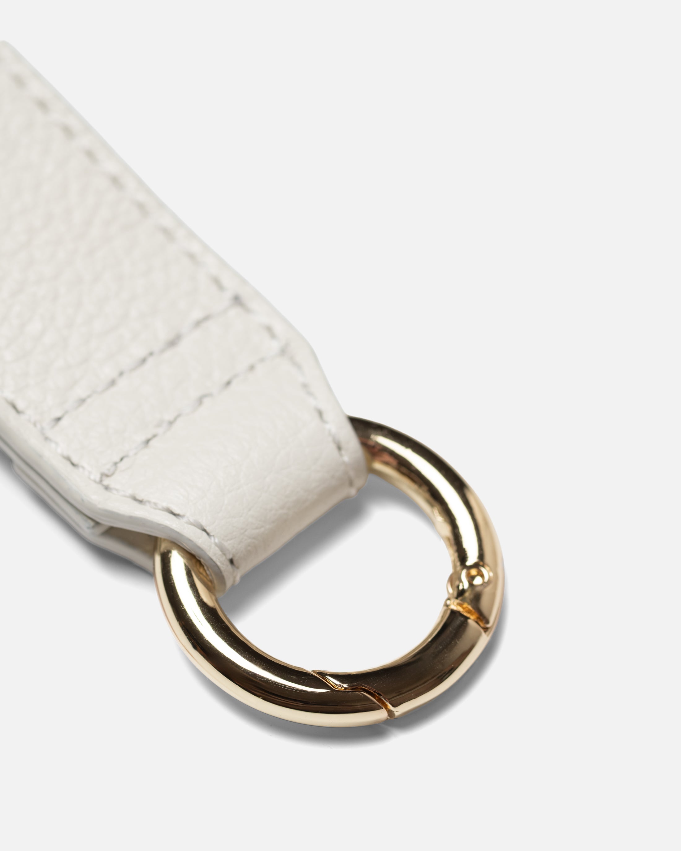 SIGNATURE KEYCHAIN WHITE/GOLD